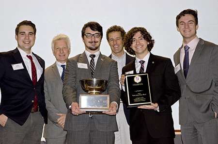 Hampden Sydney’s team won the 2018 Ethics Bowl.
