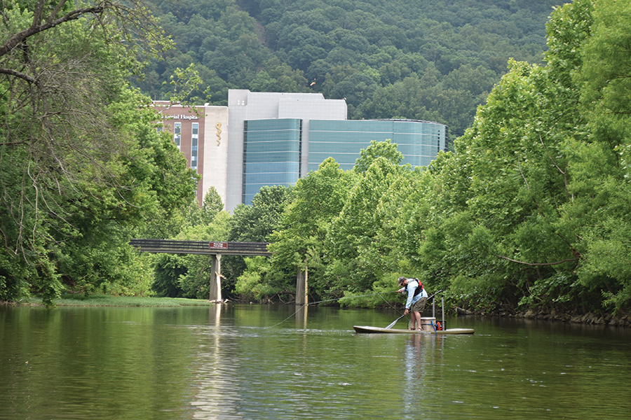 The Smith Park to 13th Street section of Roanoke River.