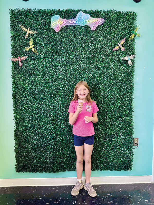 The author's daughter is a fan of Homestead Creamery's chocolate and strawberry scoops.