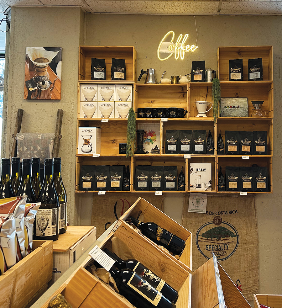 Approachable, thoughtfully sourced coffee beans complement Gladheart’s beverage offerings. ©Layla KHoury-Hanold