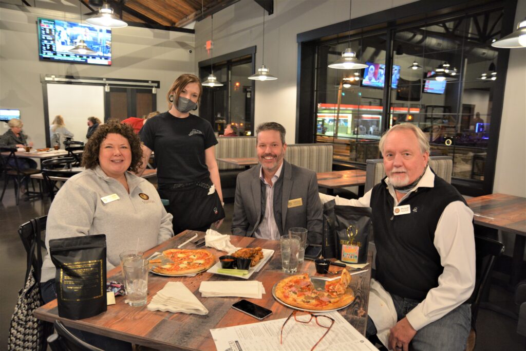 Vinton Town Council enjoys a bite at Joe Goodpies