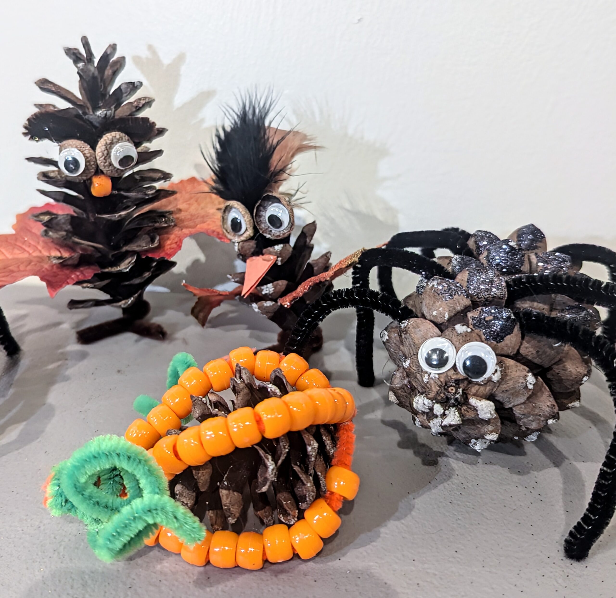 Seasonal kids crafts at the Roanoke History Museum's Saturday at the Station, Oct 12