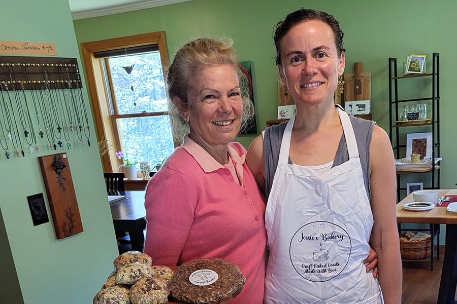 Susan Huff, owner of The Soup Shop and Jessie Benson, owner of Jessie's Bakery