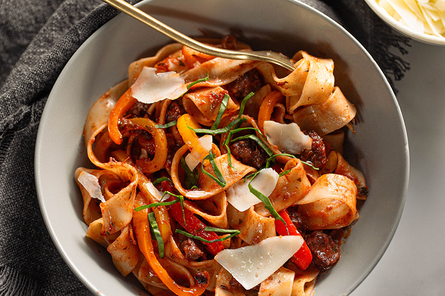 Italian Drunken Noodles