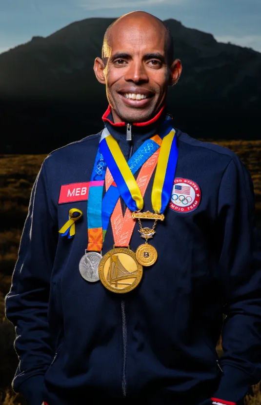 Olympic medalist and Boston Marathon and New York City Marathon winner Meb Keflezighi