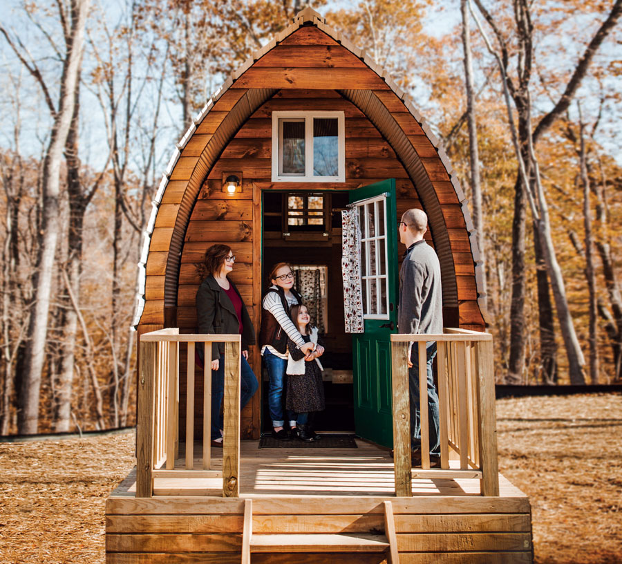 One perk to parks - new cabins and yurts for guests to camp overnight in style.