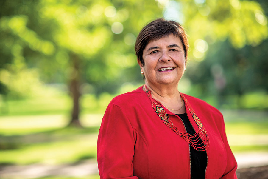 Martha Kuchar retired from Roanoke College three years ago after 29 years of service, but continued to teach as an adjunct.