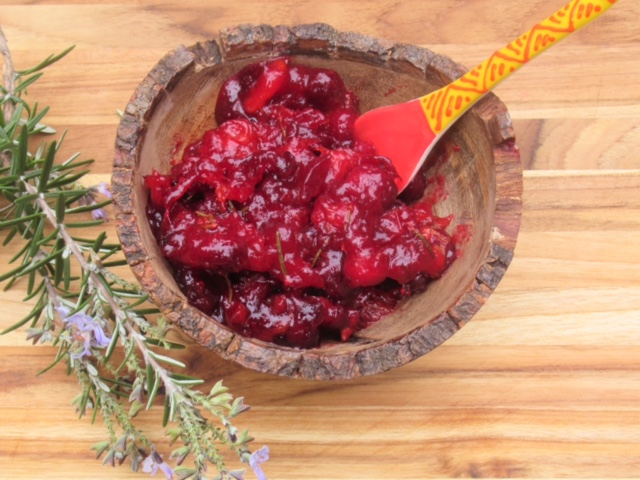 Clementine Rosemary Cranberry Sauce