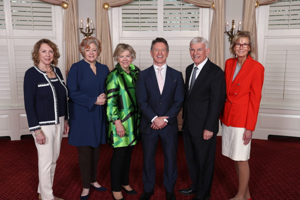 Mary Ann Steger Conrad received the 19th Annual Chancellor’s Award for Leadership in Philanthropy. Pictured (from left): Jane Sandel; Amanda Mansfield, Virginia Western Educational Foundation Philanthropy Director; Mary Ann Steger Conrad; Dr. David Doré, Virginia Community College System Chancellor; Dr. Robert Sandel, Virginia Western President; and Marilyn Herbert-Ashton, Virginia Western Vice President of Institutional Advancement. Photo by Clem Britt, Virginia Community College System.