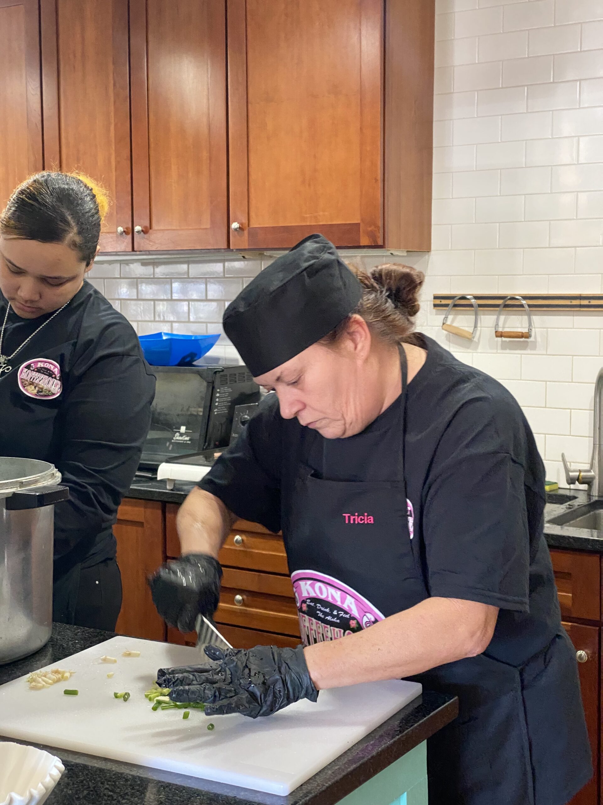 Patricia White opened the Hawaiian-inspired Kona Koffeehouse last December.