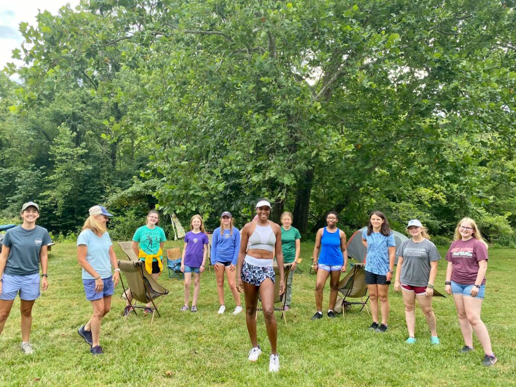 Venus Williams and the GEMS campers