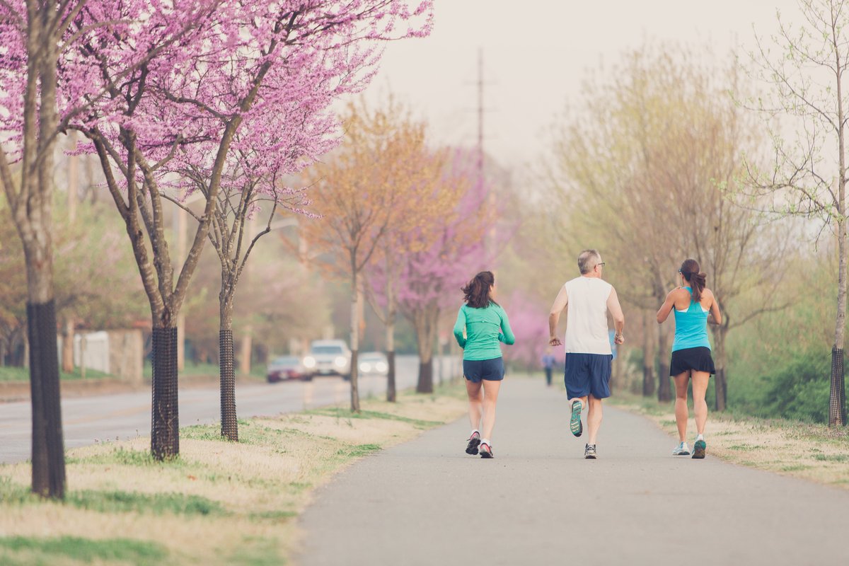 Head to the greenway for a refreshing spring walk or run.