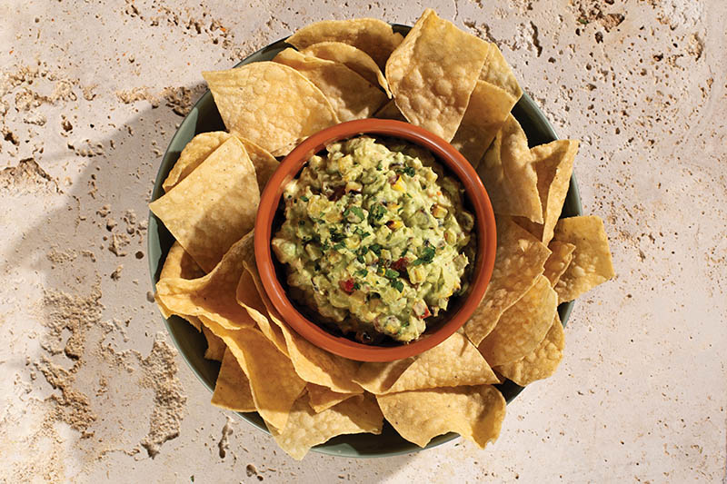 Fire Roasted Corn Guacamole Dip