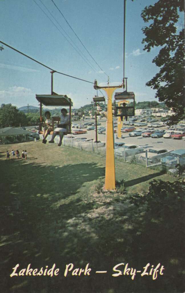 Lakeside Amusement Park, Sky-Lift, Route No. 11, Salem, Virginia, Courtesy of Roanoke Public Libraries.