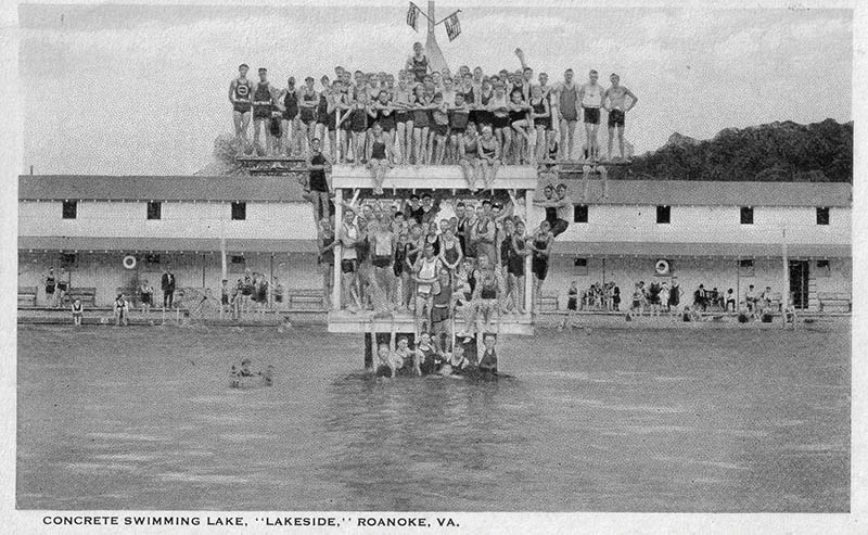 Lakeside was for many decades the most popular draw for Valley residents and tourists in the region, Courtesy of Roanoke Public Library.