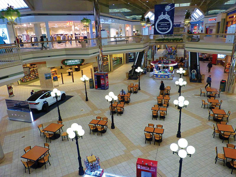 Valley View Mall’s primary expansion has been in what was the parking lot, but the interior remains a hub.