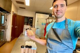 Matt Rose, owner of Spice Titan, at the LEAP Kitchen.