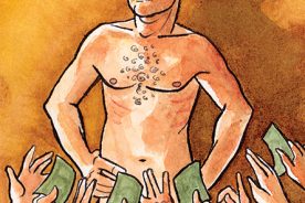 2011: Who Needs the Chippendales Award: Bon vivant/troublemaker River Laker gets (nearly) nude one night at 202.