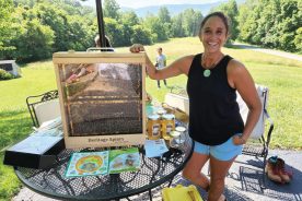 Vasilia McCrady, owner of Heritage Apiary.