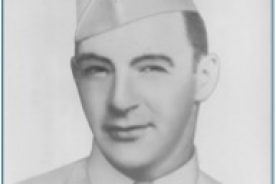 Medal of Honor Recipient Edward G. Wilkin, whose son, Robert Wilkin, will soon be presented with his Medal.
