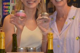 Owner of Storied Goods Martha Bourlakas (right) and her daughter Sarah (left)