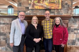 Pictured left to right:  Donald Davis, Kim Weitkamp, Adam Booth, and Beth Horner.