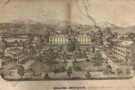 An illustration of Hollins from the late 1800s and early 1900s.