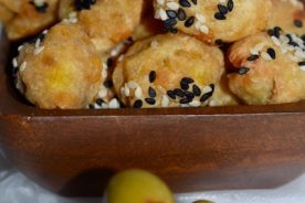 Cheddar Olive Poppers