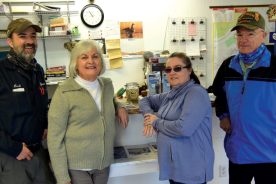 (Left to right): Buck, Cindy, Mary and Danny Washburn
