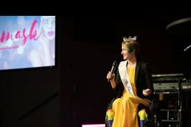 Ryann Kress, Ms. Wheelchair Virginia 2020, is pictured speaking at last year's conference.