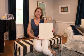 Caroline Hammond shows the special memory left by her daughter.