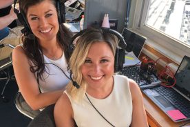 Cool and Newman are hard at work as the first all-female broadcast duo in professional baseball.