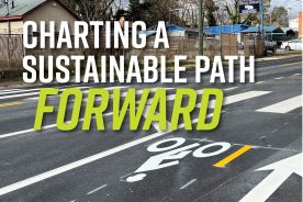 9th Street in Southeast Roanoke was renovated late last year as part of the city’s “complete street” initiative. The street was modified to accommodate all users. Notably, bike lanes were added.