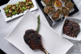 A dinner at Frankie Rowland's, one of many restaurants offering fine dining in Roanoke.
