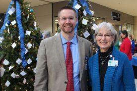 Good Samaritan Hospice founder Sue Ranson (left) with Aaron Housh, CEO