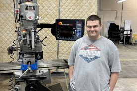 Cross Yonce received the Gene Haas Scholarship toward his Machining coursework at Virginia Western Community College. The Gene Haas Foundation awarded Virginia Western’s School of Career and Corporate Training a $10,000 grant to fund scholarships for Machining students.