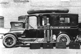 Julian Wise's life saving and rescue squad began with a vehicle donated by a funeral home.