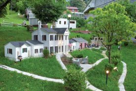 Mike Epperly is in the process of restoring the detailed buildings of the miniature Graceland his father first built in 1987.