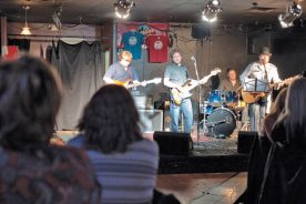 Heywire (sic) of Charlotte, NC  performs at Martin's in Downtown Roanoke.  (David Hungate/ Dominion Images)