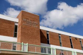 The Business Science Building opened in 1988 and today its top floor showcases Virginia Western’s new Networking Lab and Cyber Security Lab. It also houses Whitman Theater and the Student Commons.