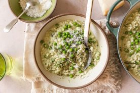 Spring Asparagus & Green Pea Risotto