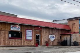 The Witt Stop Restaurant mural is located on Main Street in Buchanan.