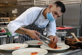 The popular Culinary Arts Program works in conjunction with Higher Education Center in downtown Roanoke.