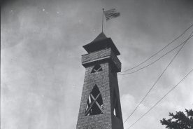 The second observation tower on Mill Mountain stood from 1914 until 1936.