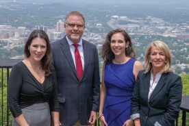 Left to right: Holly Roy, PA-C Chief Operating Officer; Bradley Goad, Founder and CEO; Jamie Smith, FNP Chief Education and Compliance Officer; Barbara Frye, RN Chief Clinical Services Officer
