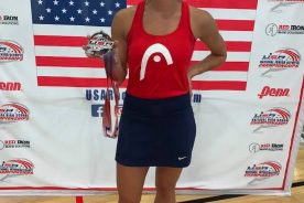This past weekend Kelani Lawrence celebrated her racquetball success.