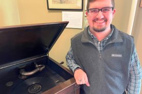 Garrett Channell, Salem Museum’s director of education and archives.