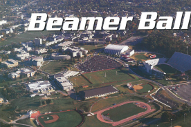 From pastoral to prominence. Virginia Tech 's rural campus has taken on a new look and feel since the days before, above, the stadium addition and the consistent top-20 national rankings.